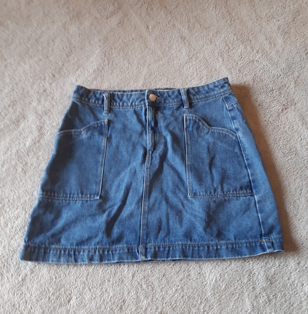 Denim Mini Skirt
